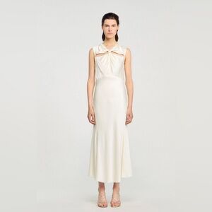 Sandro Ivory Sleeveless Wedding Dress